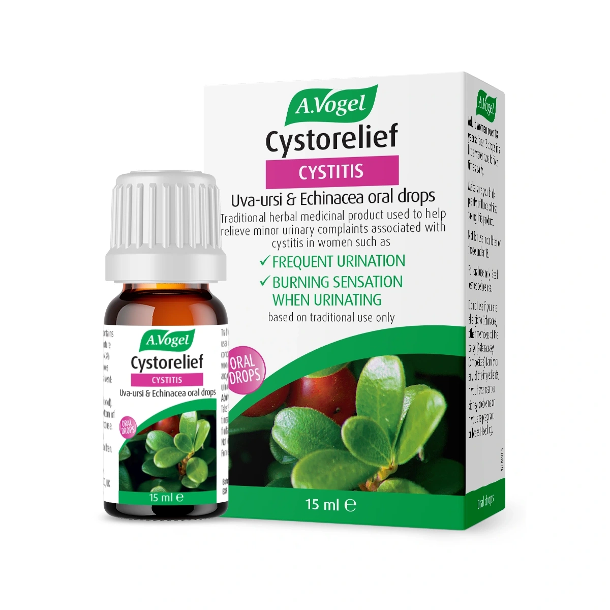Cystorelief Cystitis Uva-ursi & Echinacea oral drops