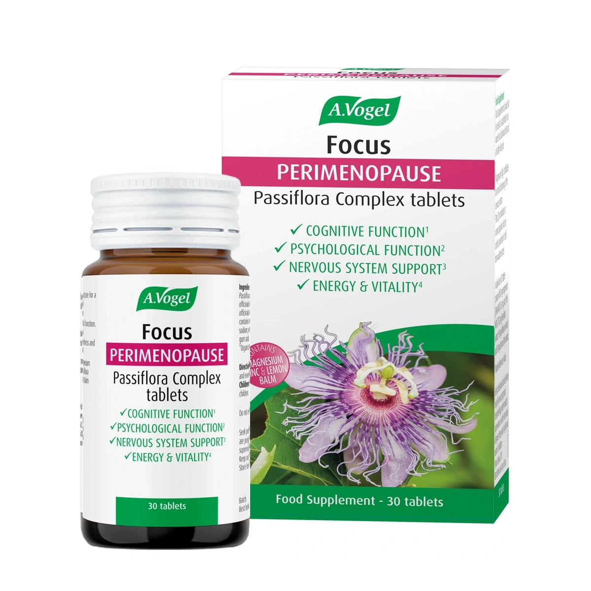Focus Perimenopause Passiflora Complex Tablets
