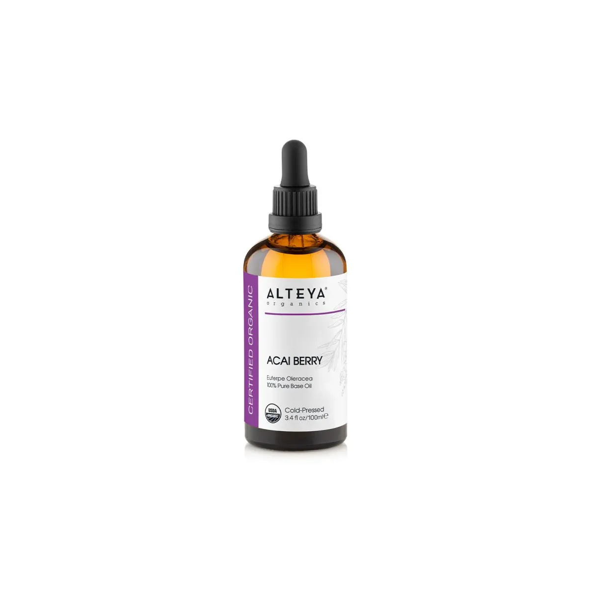 Acai Berry (Euterpe Oleracea) 100% Organic Carrier Oil - Cold Pressed