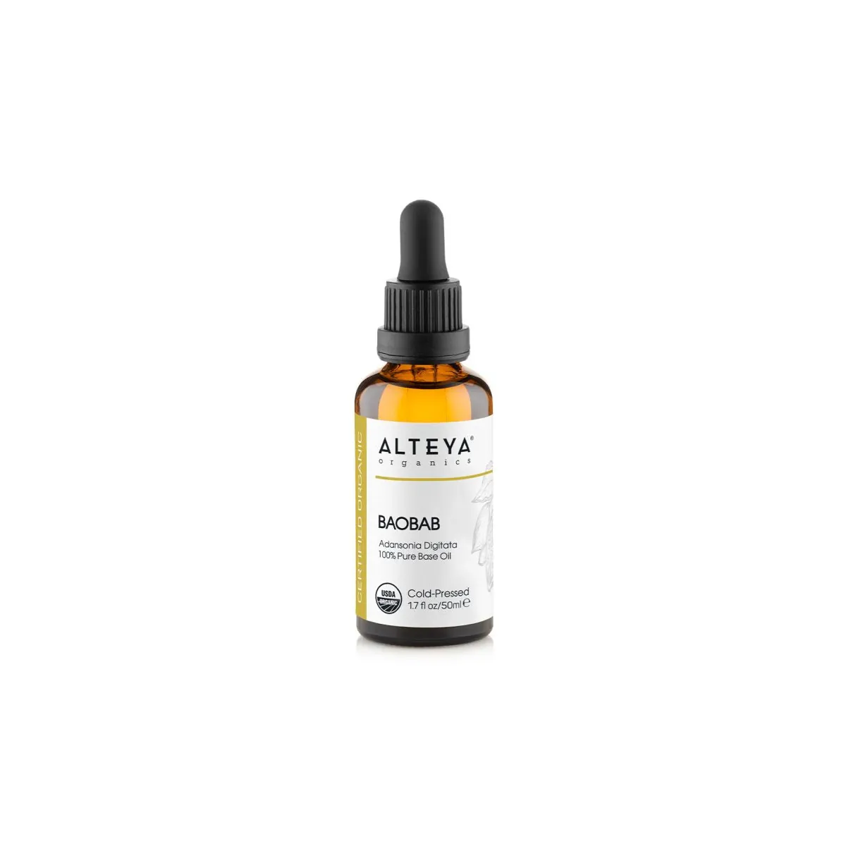 Baobab (Adansonia Digitata) 100% Organic Carrier Oil - Cold Pressed