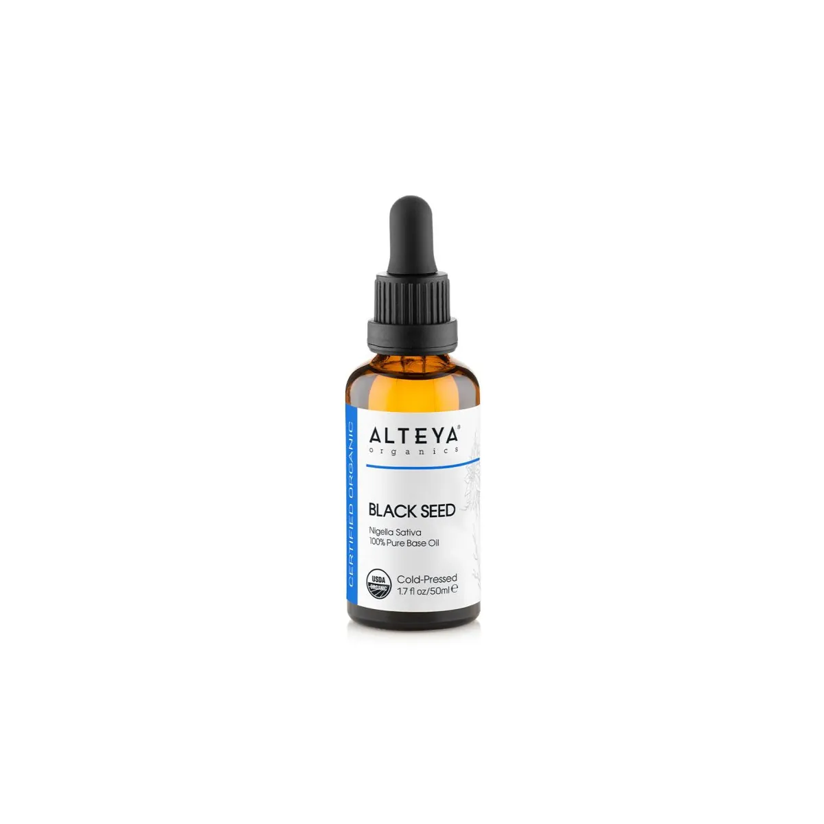 Black Seed (Nigella Sativa) 100% Organic Carrier Oil - Cold Pressed