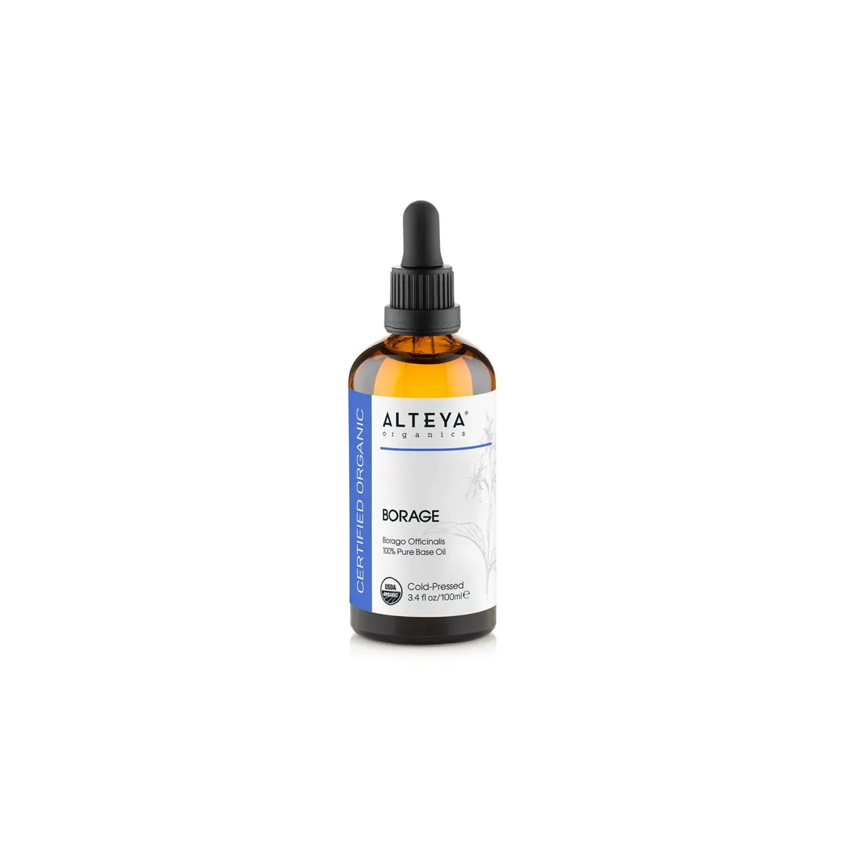 Borage (Borago Officinalis) 100% Oganic Carrier Oil - Cold Pressed