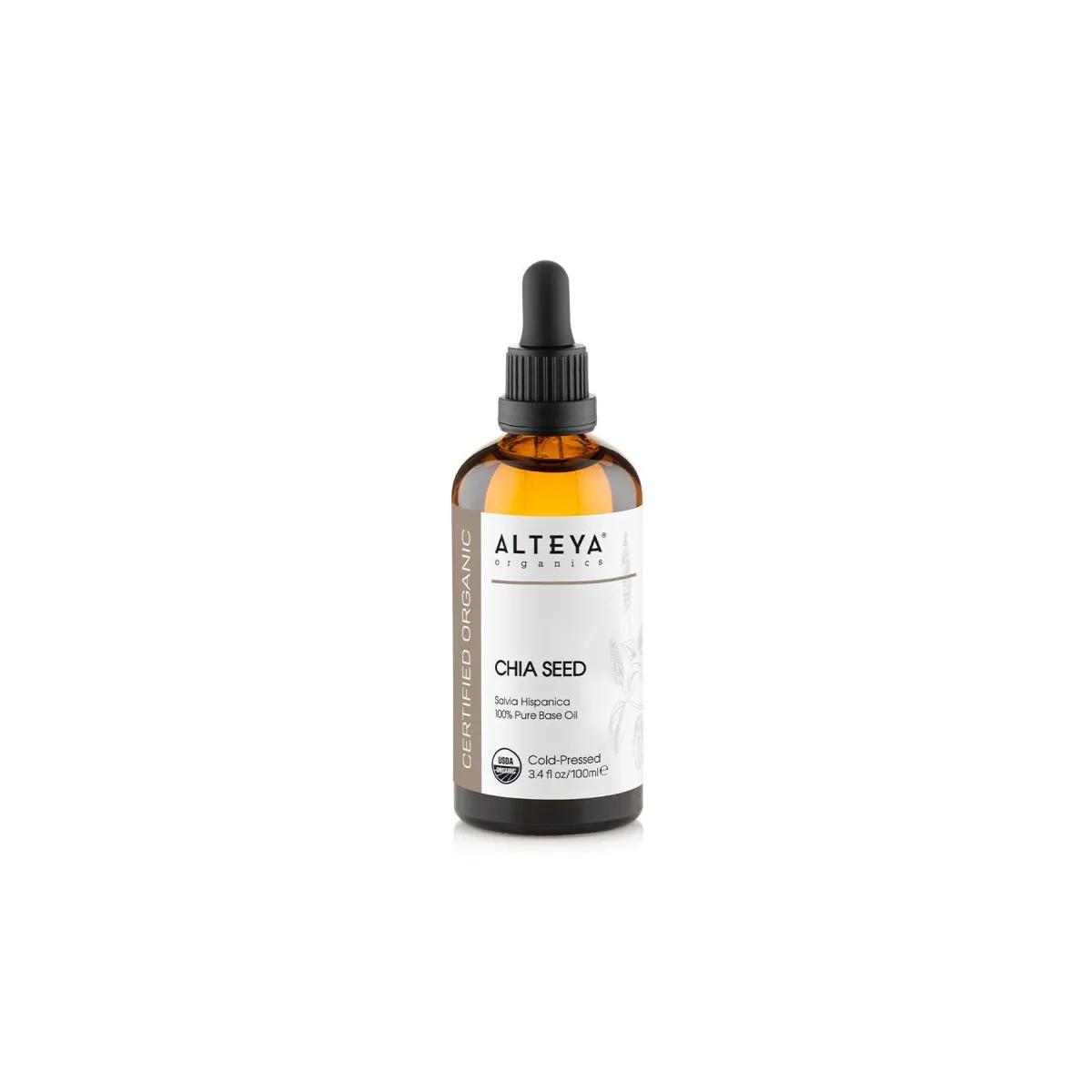 Chia Seed (Salvia Hispanica) 100% Organic Carrier Oil - Cold Pressed