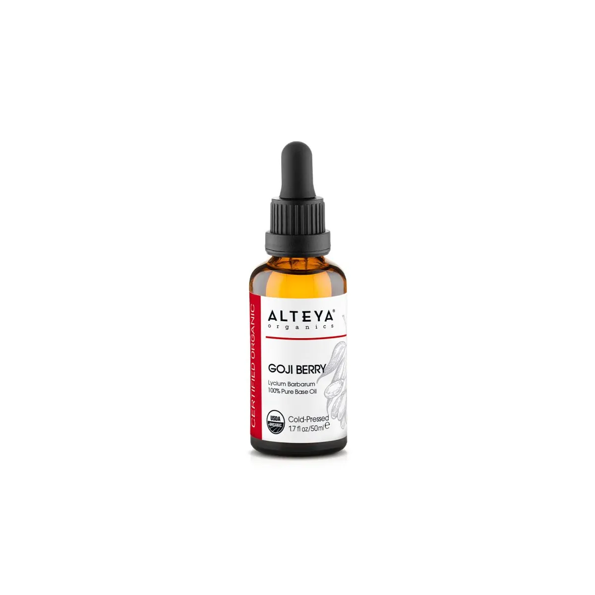 Goji Berry (Lycium Barbarum) 100% Organic Carrier Oil - Cold Pressed