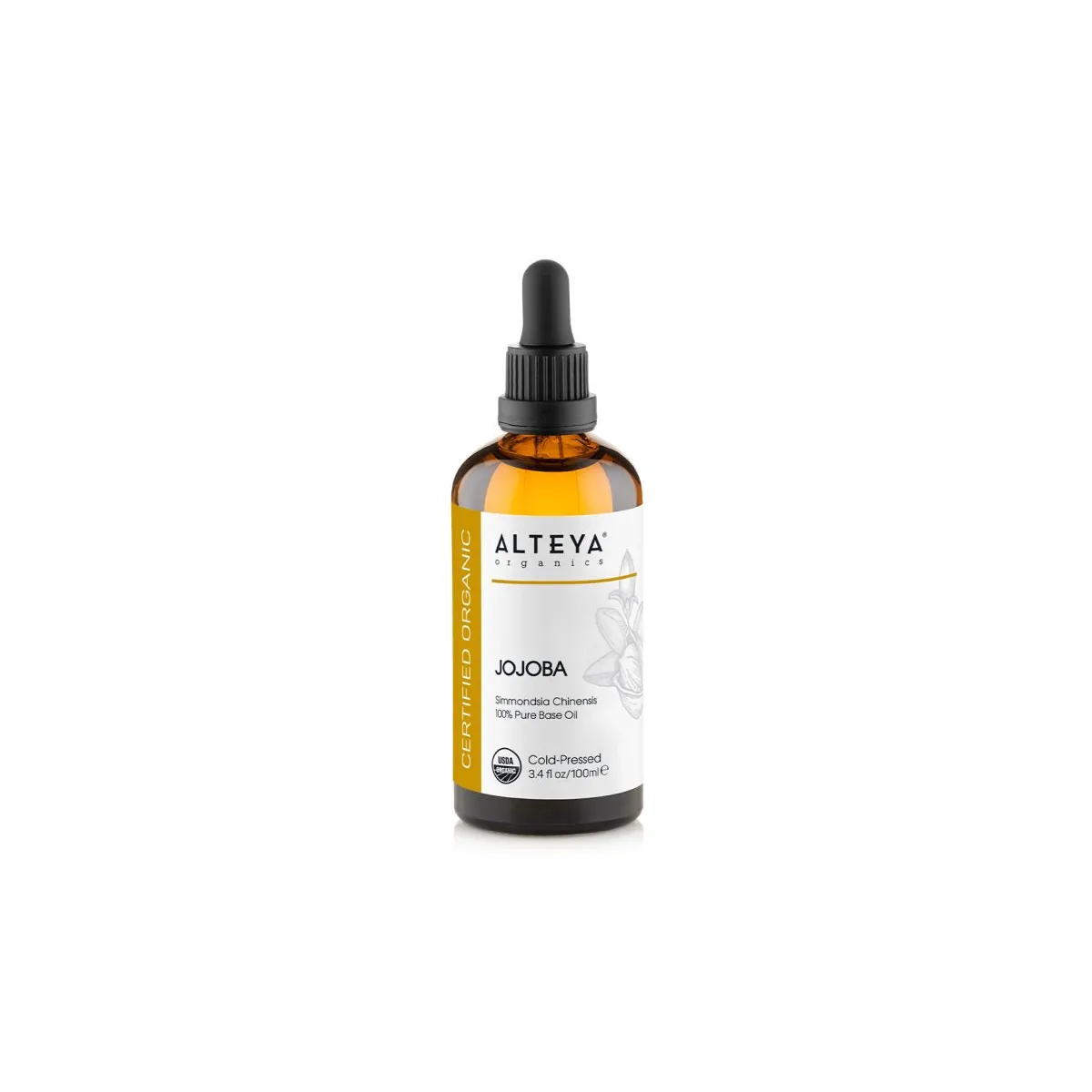 Jojoba (Simmondsia Chinensis) 100% Oganic Carrier Oil - Cold Pressed