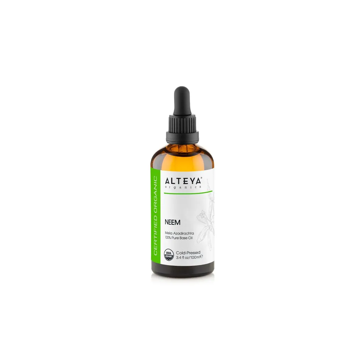 Neem (Melia Azadirachta) 100% Organic Carrier Oil - Cold Pressed