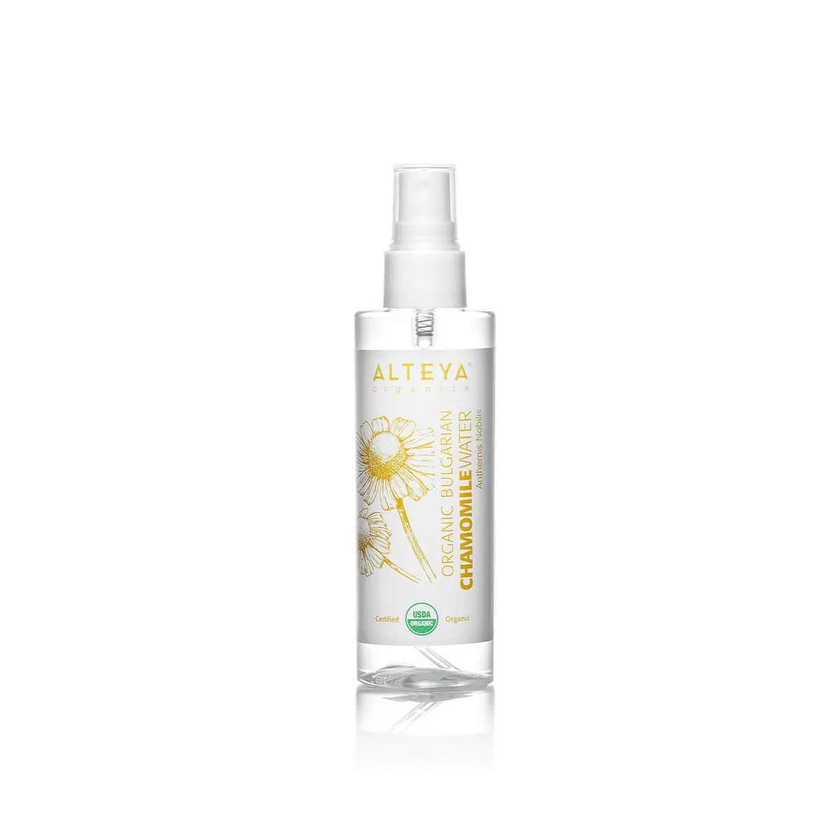 Organic Bulgarian Chamomile Roman Water 100ml PET Spray Bottle