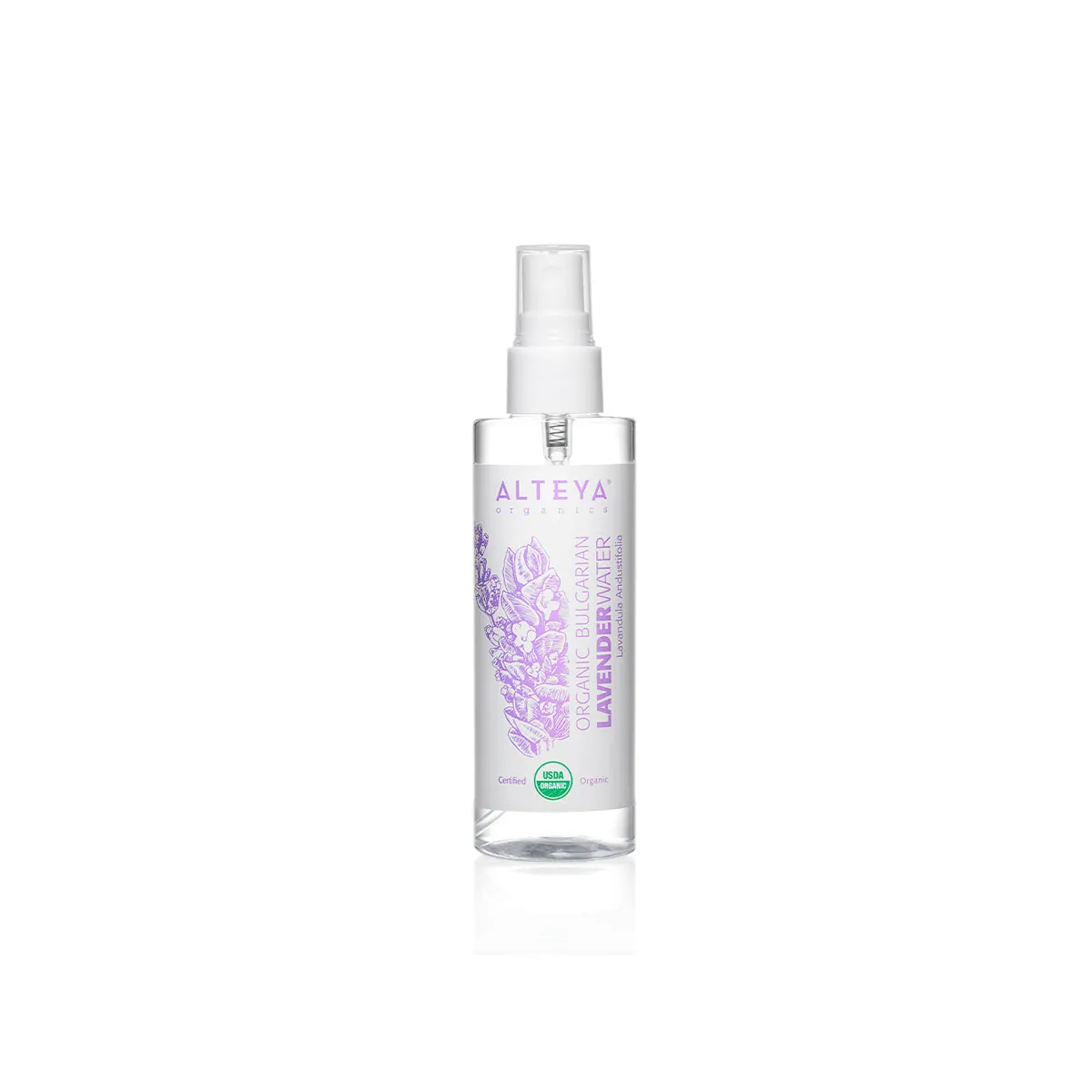 Organic Bulgarian Lavender Water 100ml PET Spray Bottle