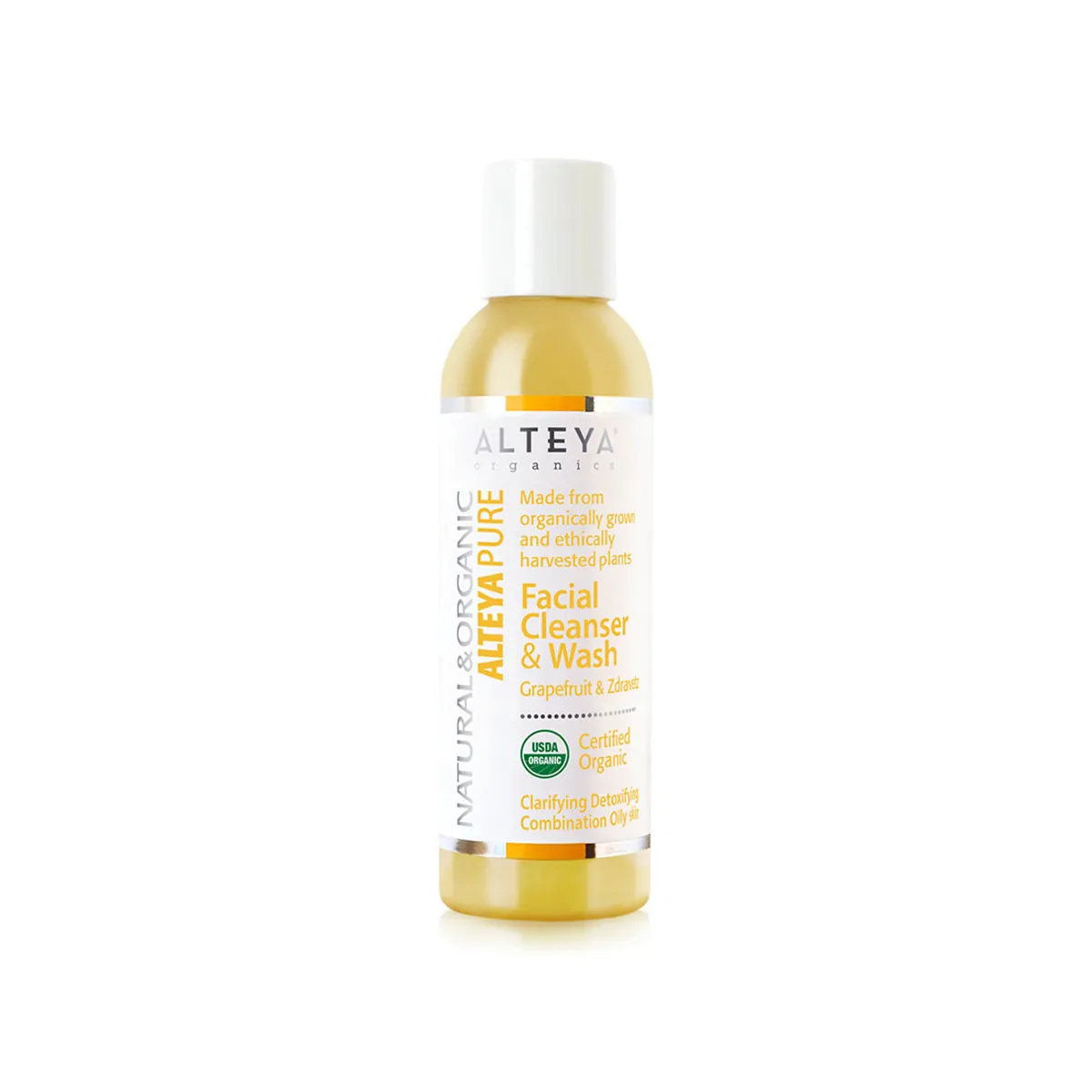 Organic Facial Cleanser - Grapefruit & Zdravetz (Geranium Macrorrhizum)