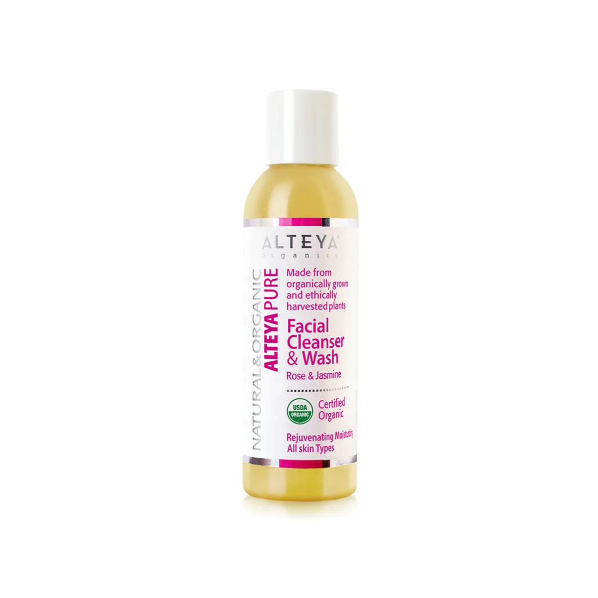 Organic Facial Cleanser & Wash Rose & Jasmine
