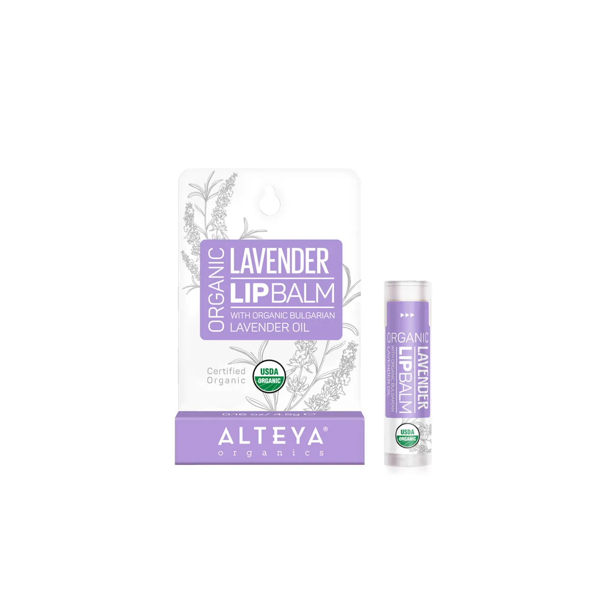 Organic Lip Balm Lavender