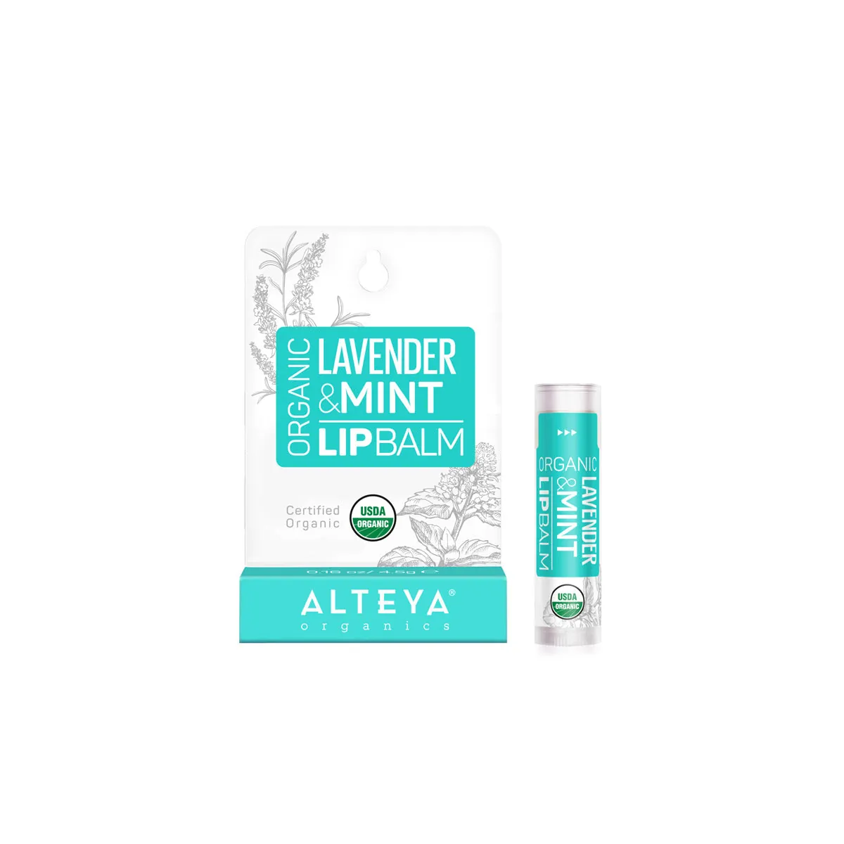 Organic Lip Balm Lavender & Mint