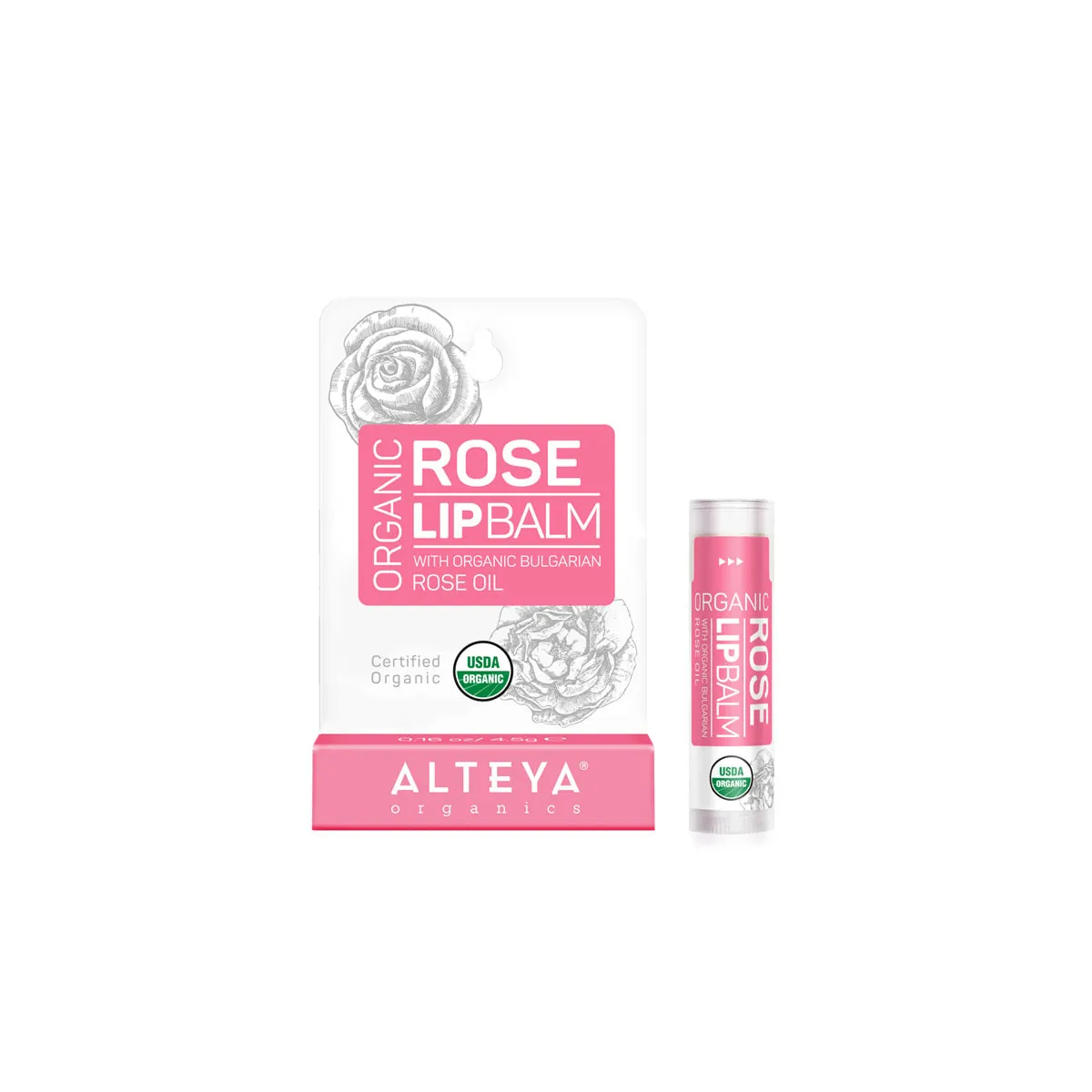 Organic Lip Balm Rose
