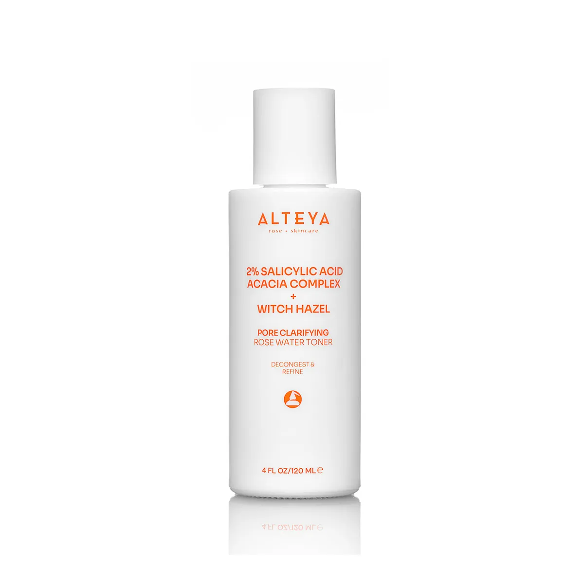 Organic Pore Clarifying Rose Water Toner 120ml (2% Salicylic Acid)