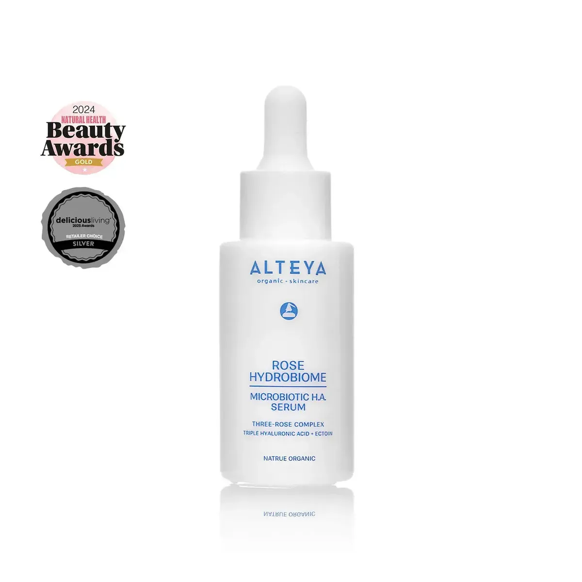 Organic Rose Hydrobiome Microbiotic H.A. Serum