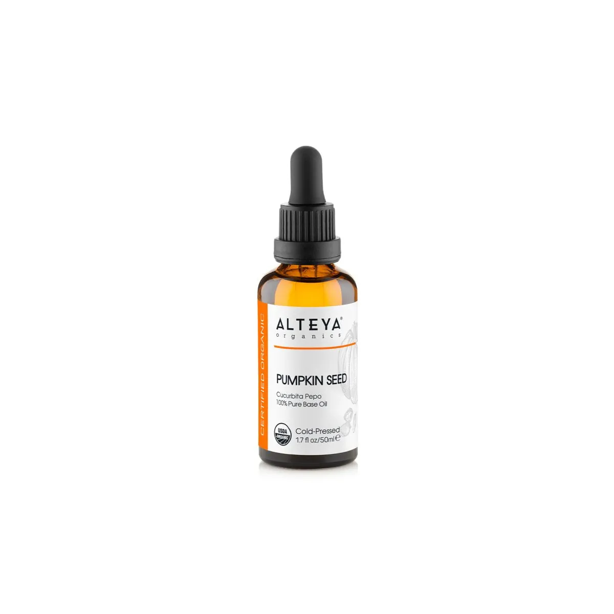 Pumpkin Seed (Cucurbita Pepo) 100% Oganic Carrier Oil - Cold Pressed