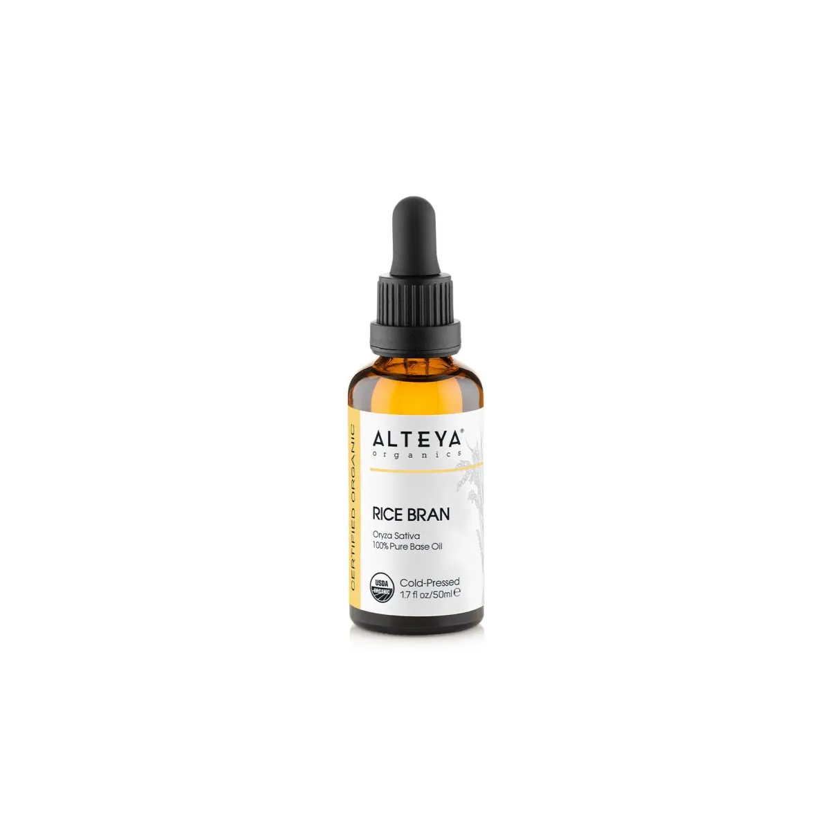 Rice Bran (Oryza Sativa) 100% Oganic Carrier Oil - Cold Pressed