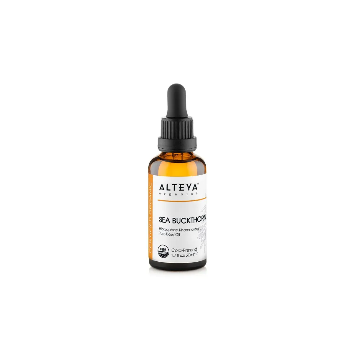 Sea Buckthorn (Hippophae Rhamnoides) 100% Organic Carrier Oil - Cold Pressed