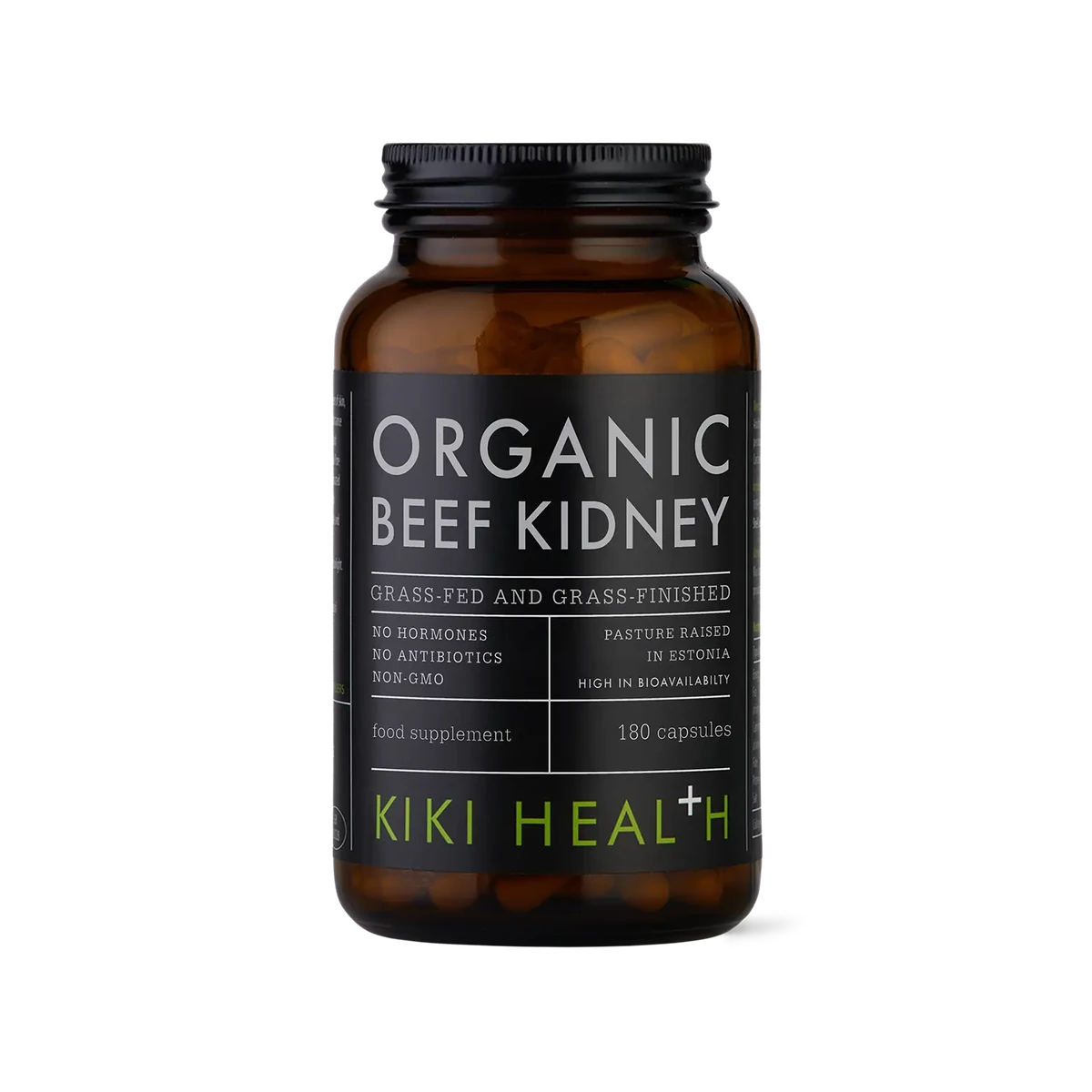 Organic Beef Kidney - 180 Capsules