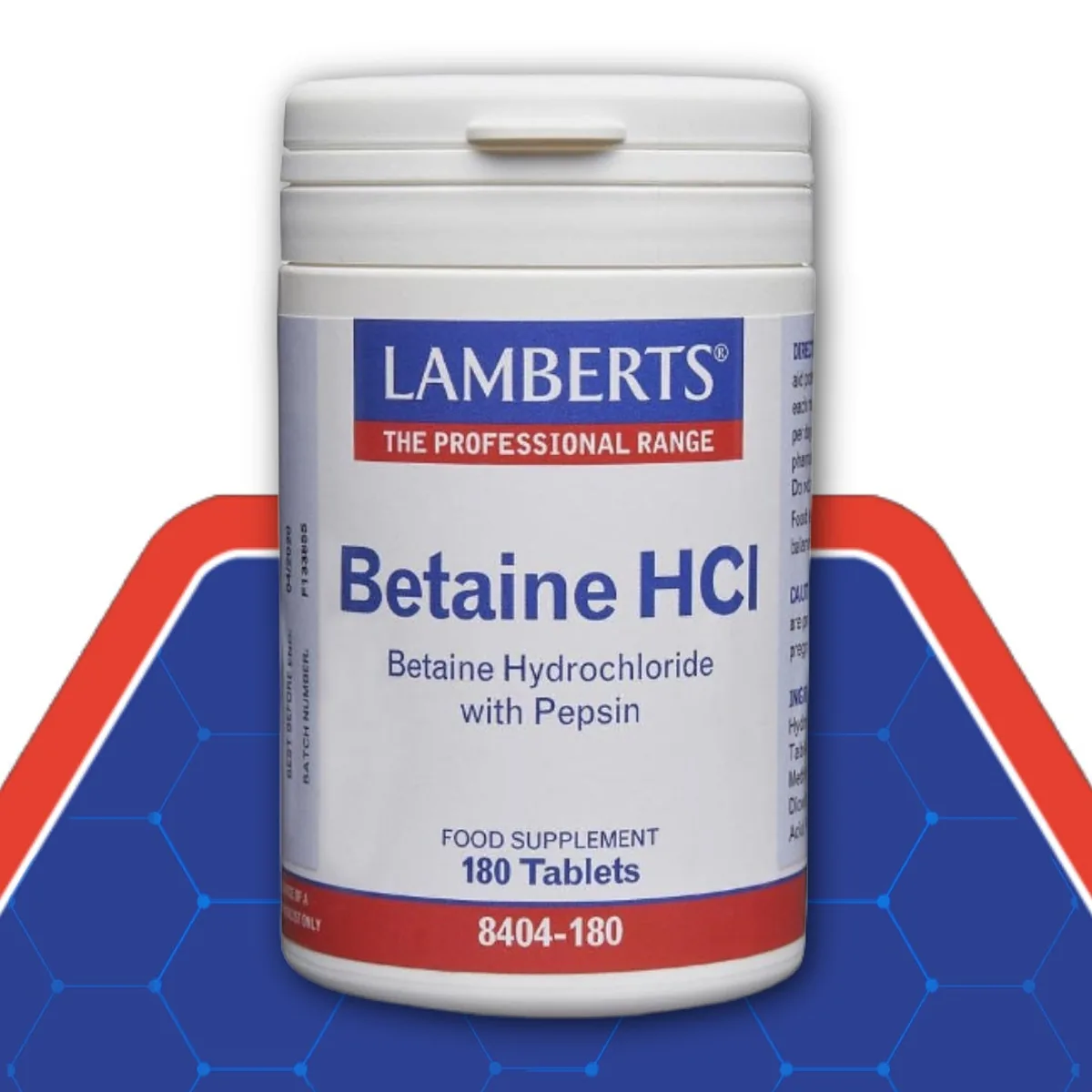 Betaine HCl 324mg /Pepsin 5mg