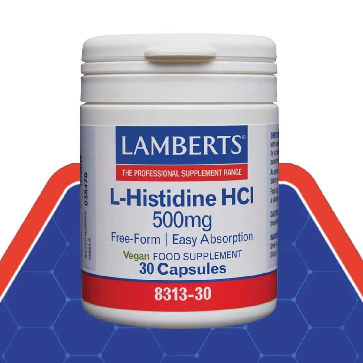 L-Histidine HCl 500mg