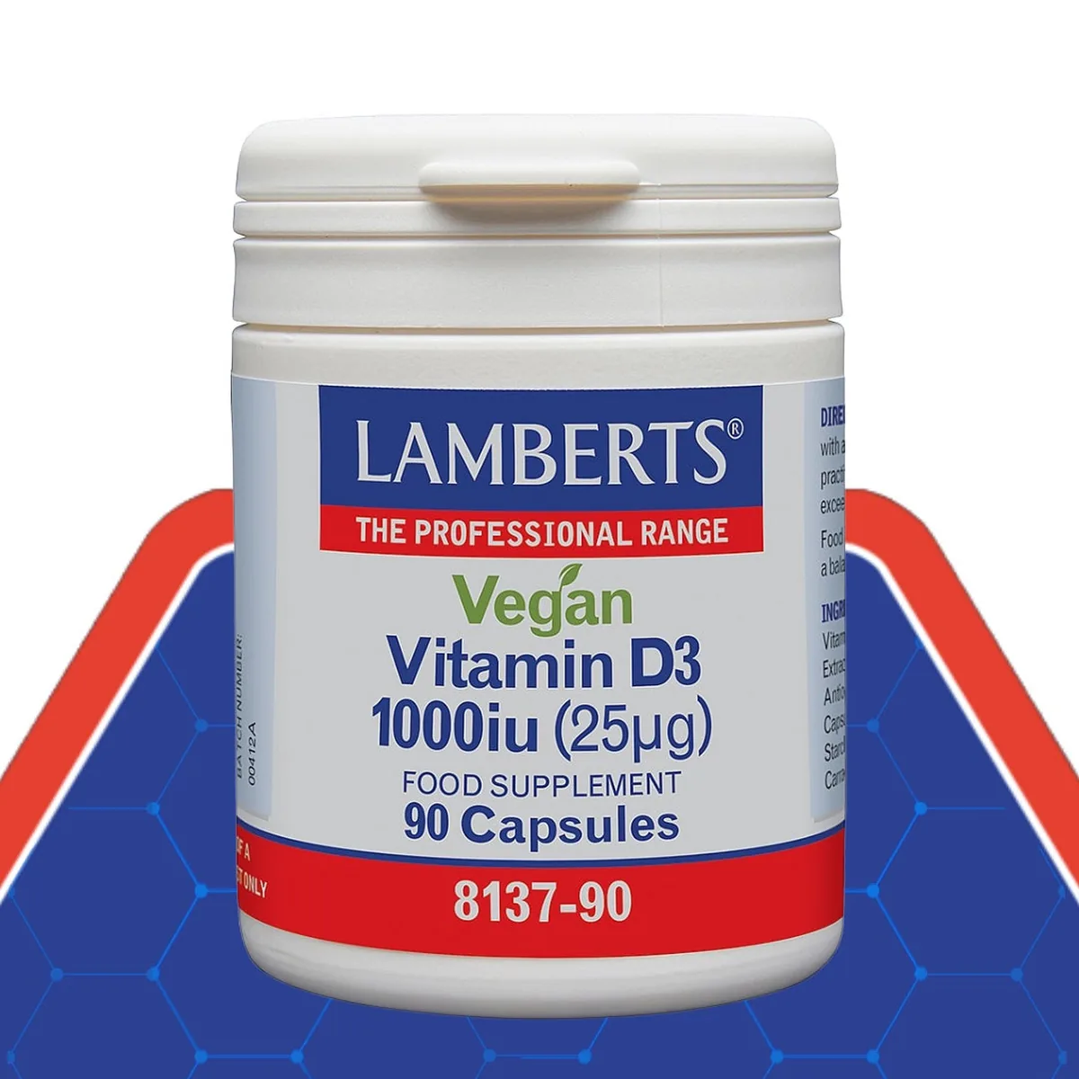 Vegan Vitamin D3 1000iu (25µg)