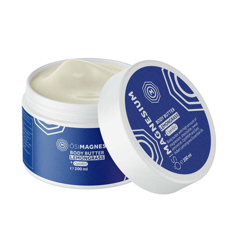 Magnesium Body Butter + OptiMSM (Lemongrass)