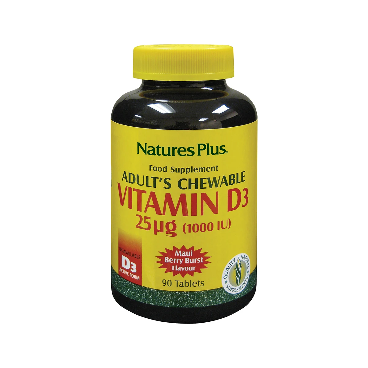 Adults Chewable Vitamin D3 25g 1000 IU - Maui Berry Burst Flavour