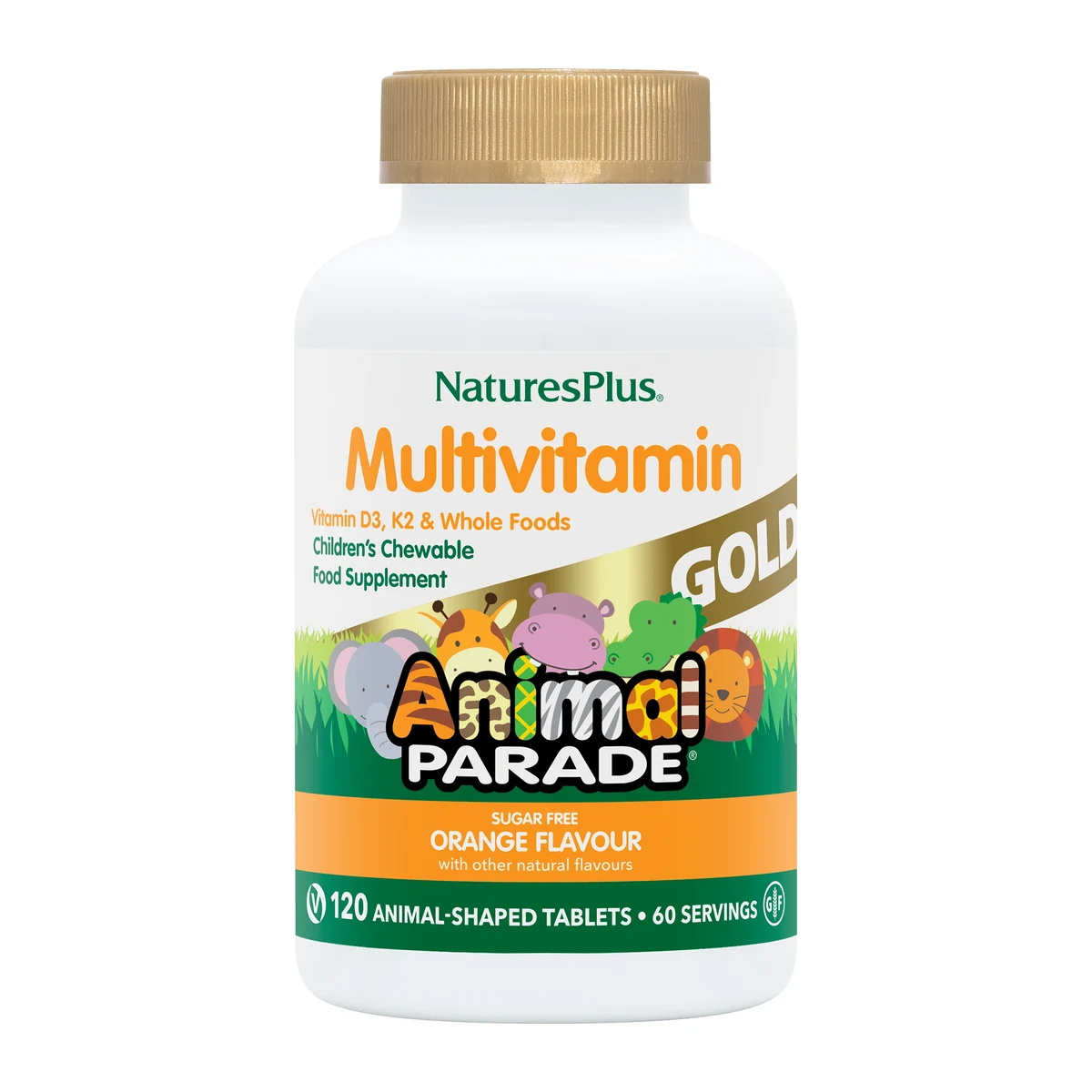 Animal Parade® GOLD Multivitamin Children's Chewables - Orange