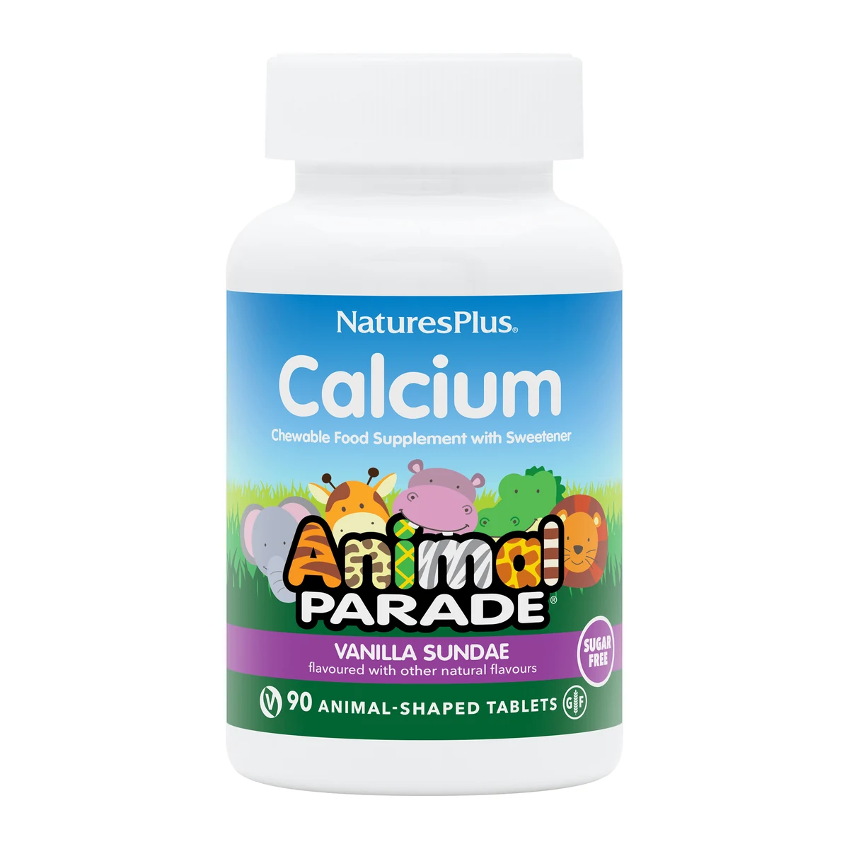 Animal Parade® Sugar-Free Calcium Children's Chewables