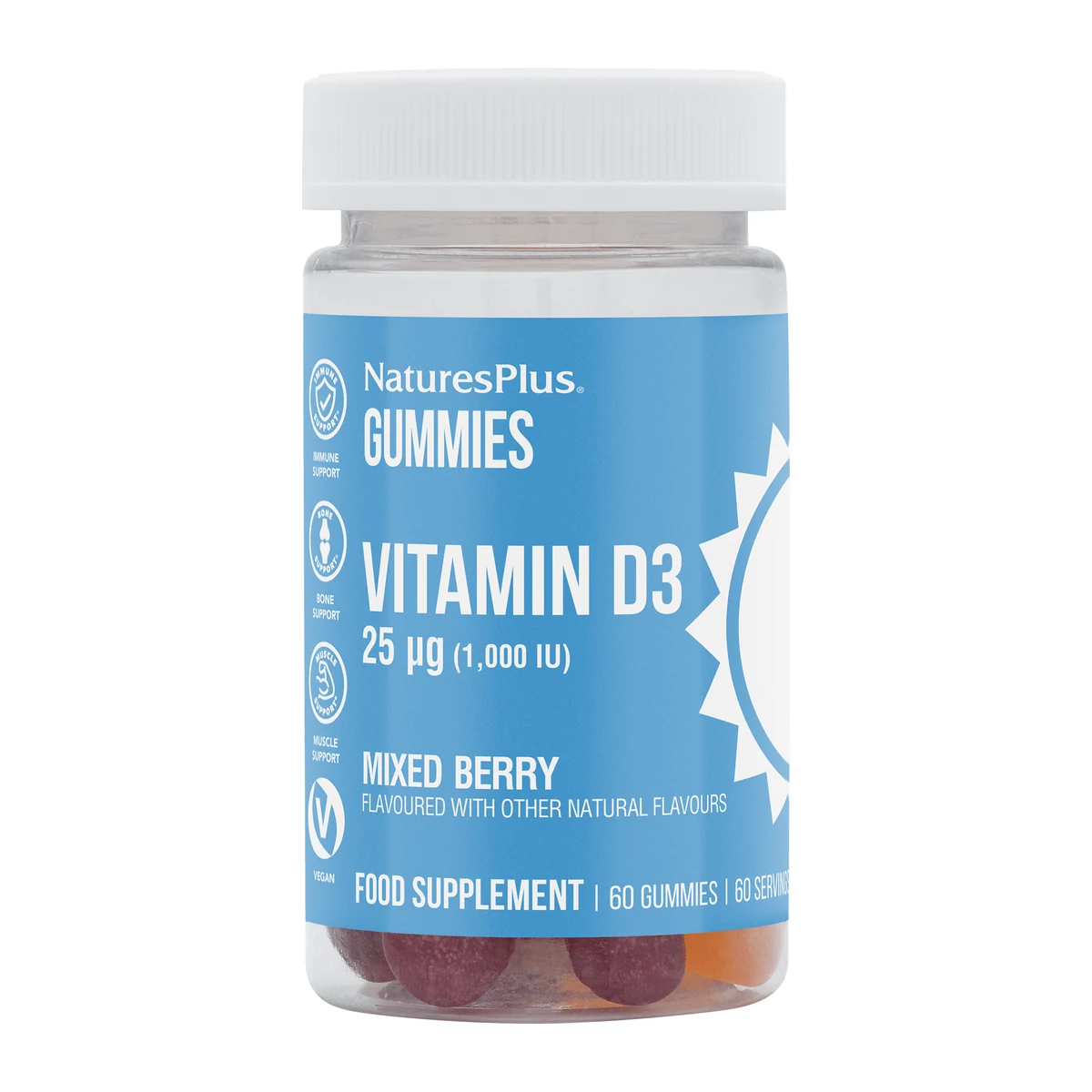 Gummies Vitamin D3 1000 IU