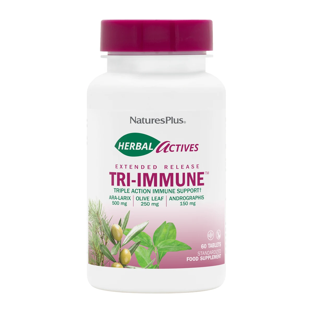 Herbal Actives Tri-Immune Extended Release Tablets