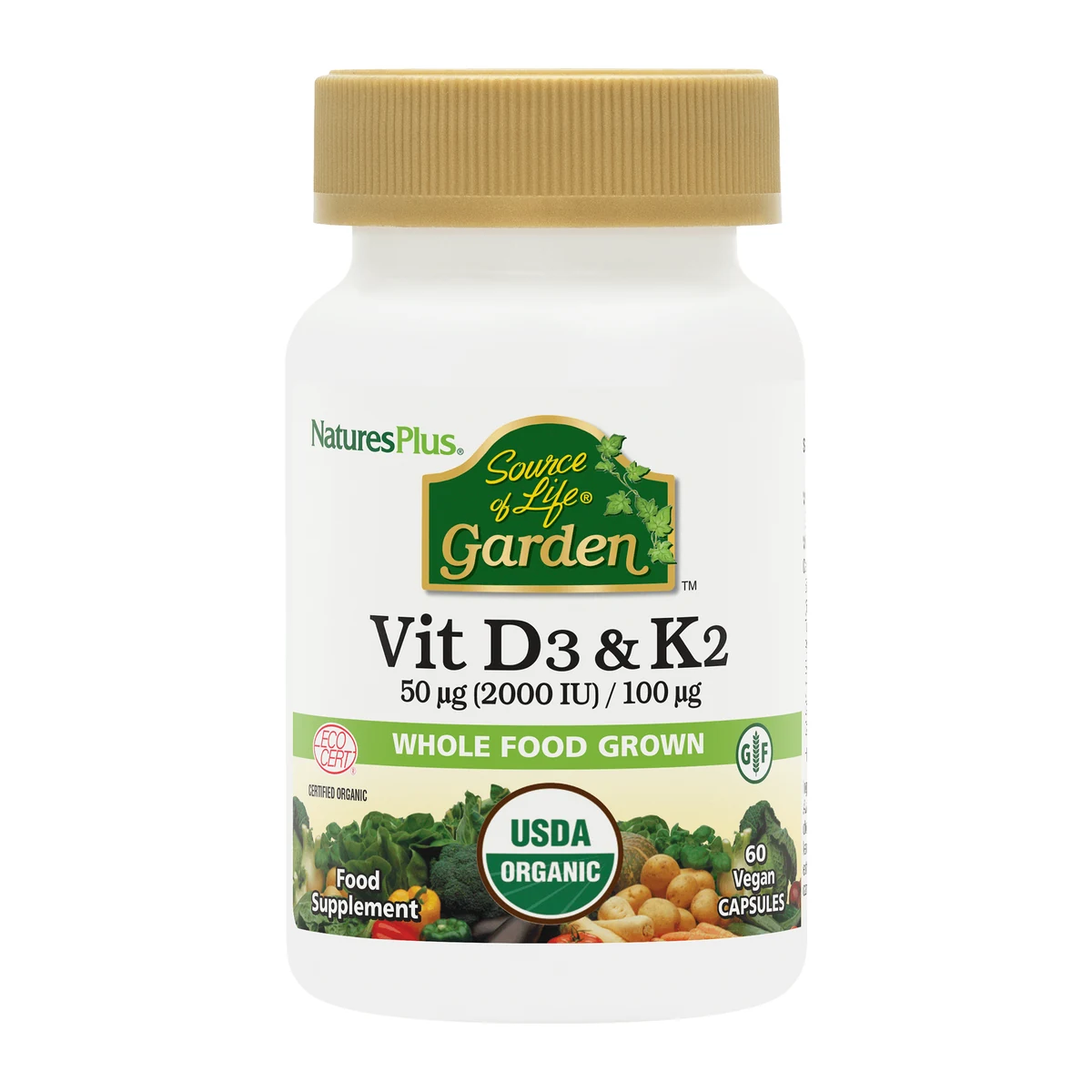 Source of Life Garden Vitamins D3 & K2
