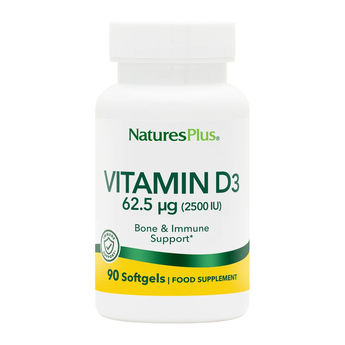 Vitamin D3 2500 IU Softgels