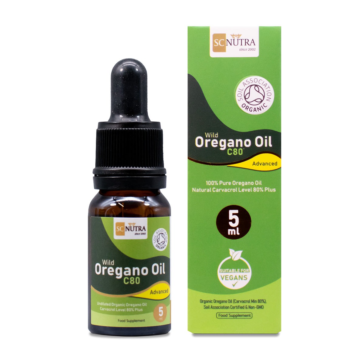 Organic Wild Oregano Oil C80 Advanced