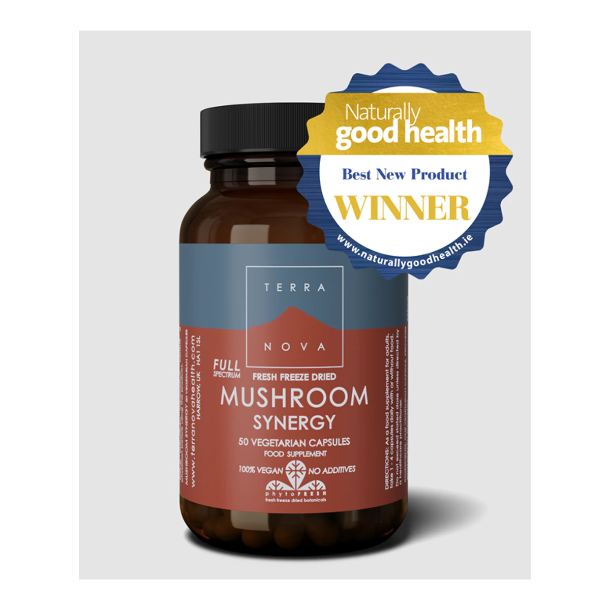 Mushroom Synergy (Full Spectrum-Fresh Freeze Dried-Organic)