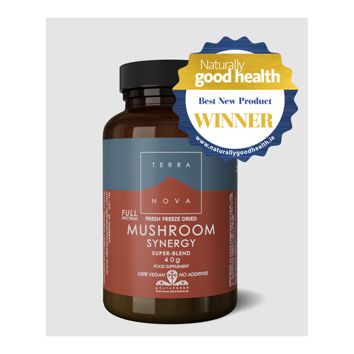 Mushroom Synergy Super-Blend Powder (Full Spectrum-Fresh Freeze Dried-Organic)