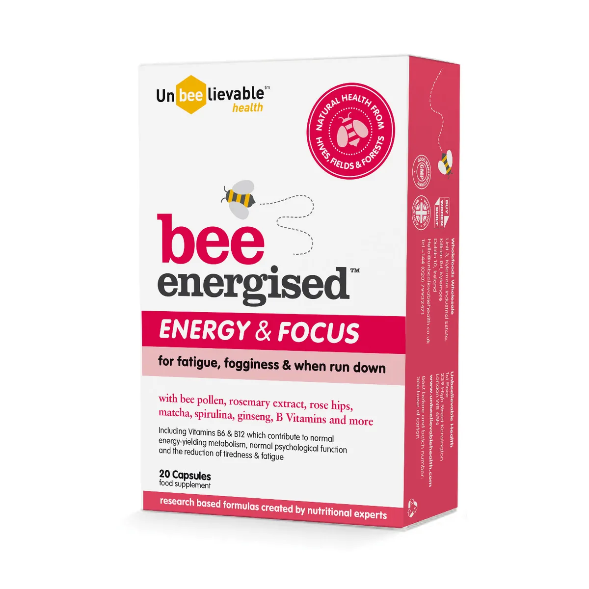 Bee Energised, Energy & Focus