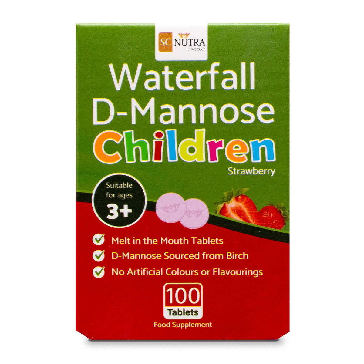 Waterfall D-Mannose Children Strawberry Melts